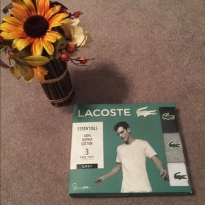 Lacoste Men’s Tee Shirt Pack 🍂